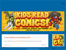 Tablet Screenshot of kidsreadcomics.org